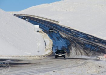 “Ağsu perevalı” yenə buz bağladı – FOTOLAR