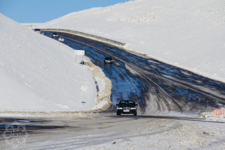 “Ağsu perevalı” yenə buz bağladı – FOTOLAR