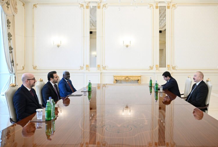 Prezident bu mükafatla bağlı nümayəndə heyətini qəbul etdi – FOTOLAR