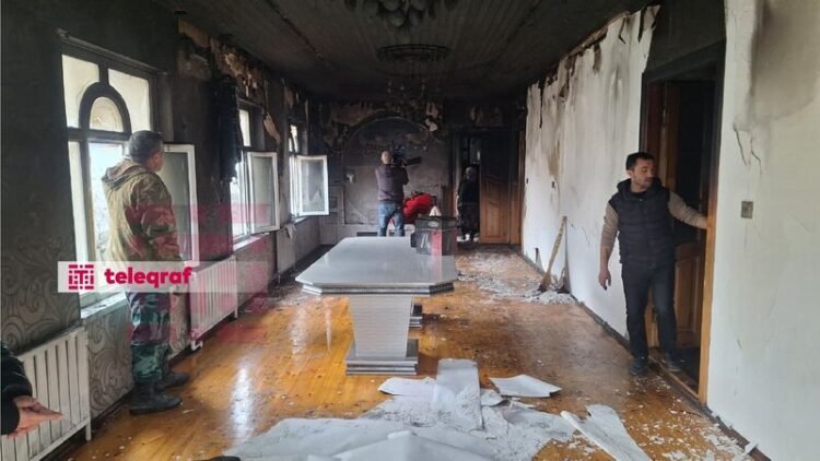 Oğrular mətbəxdə mürəbbə yeyib, evi yandırdılar – FOTOLAR