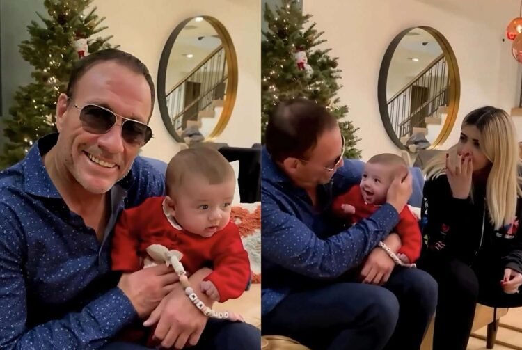 Van Damm azərbaycanlı nəvəsi və gəlini ilə… – VİDEO