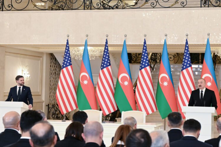 İlham Əliyev və Cey Di Vens mətbuata bəyanatlarla çıxış ediblər – FOTOLAR/YENİLƏNİB