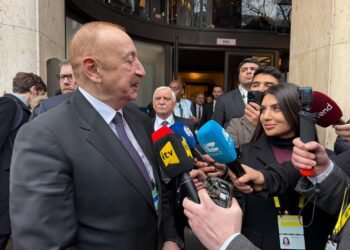 Prezident Münxendə yerli televiziya kanallarına müsahibə verdi – VİDEO