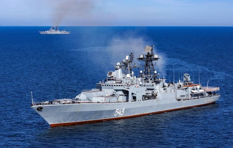 Dənizdə güc nümayişi – Rusiya freqatı təlimdə aktiv mərhələyə qatıldı