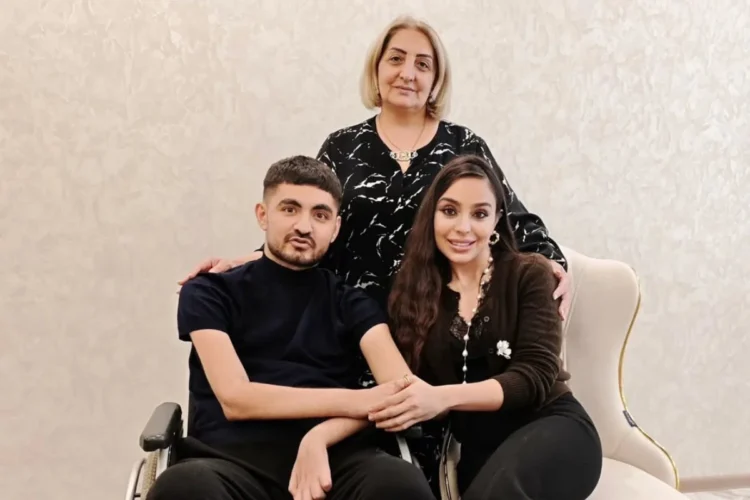 Leyla Əliyeva Vətən müharibəsi qazisini ziyarət etdi