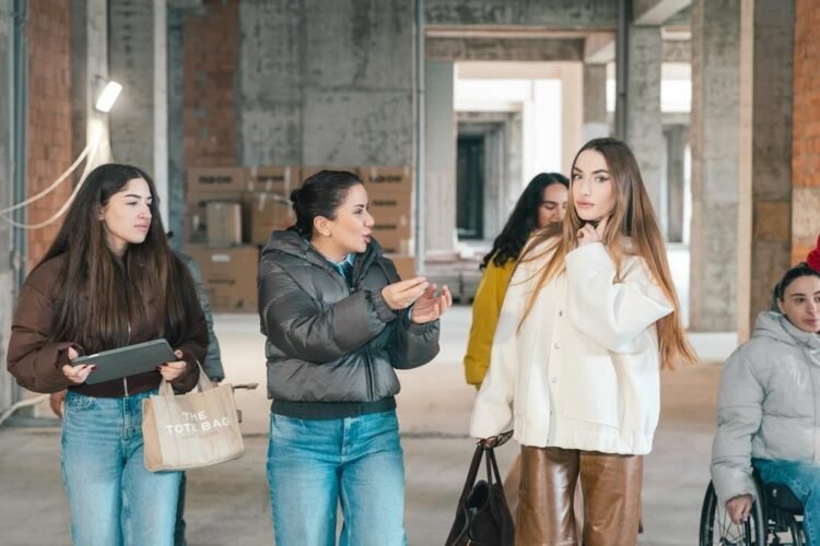 Prezidentin gəlini Atletlər kəndində – FOTOLAR