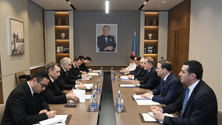 Ceyhun Bayramov Türkmənistanın xarici işlər nazirinin müavini ilə görüşdü