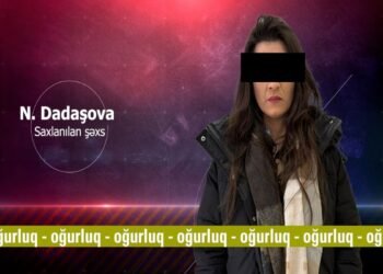 Bakıda qızıl dükanlarına qənim kəsilən qadın saxlanıldı – VİDEO