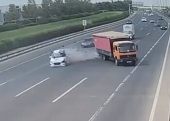 Bakıdakı ağır qəzanın görüntüləri… – VİDEO