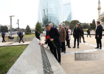 Fuat Oktay Bakıda Türk şəhidliyini ziyarət etdi – FOTOLAR