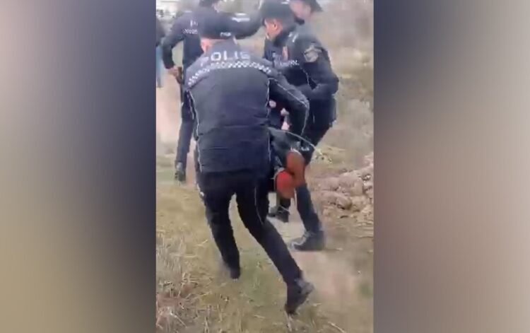 Polis kanala düşən azyaşlını belə xilas etdi – VİDEO