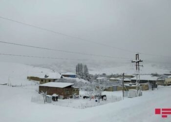 Azərbaycanın şimal-qərb bölgəsinə də qar yağdı