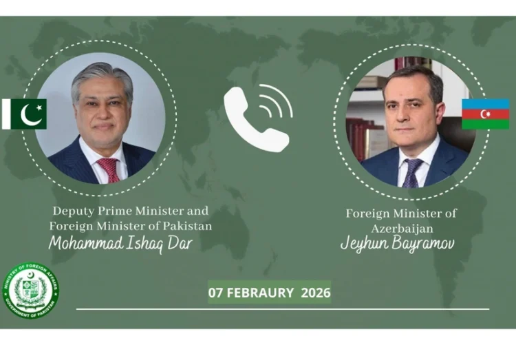 Ceyhun Bayramov pakistanlı həmkarı ilə danışdı