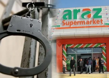 “Araz” marketin qarşısında insident – SAXLANILAN VAR