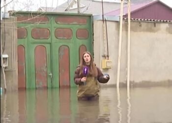 Bakıda bu evlər suyun içindədir – VİDEO