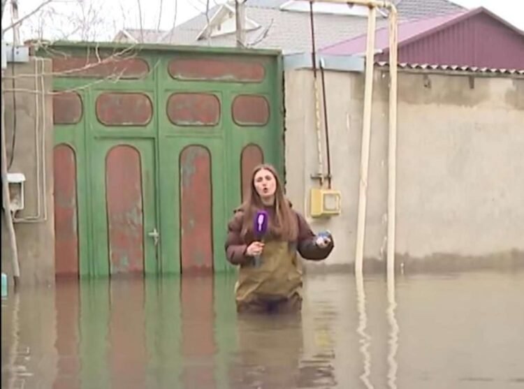 Bakıda bu evlər suyun içindədir – VİDEO