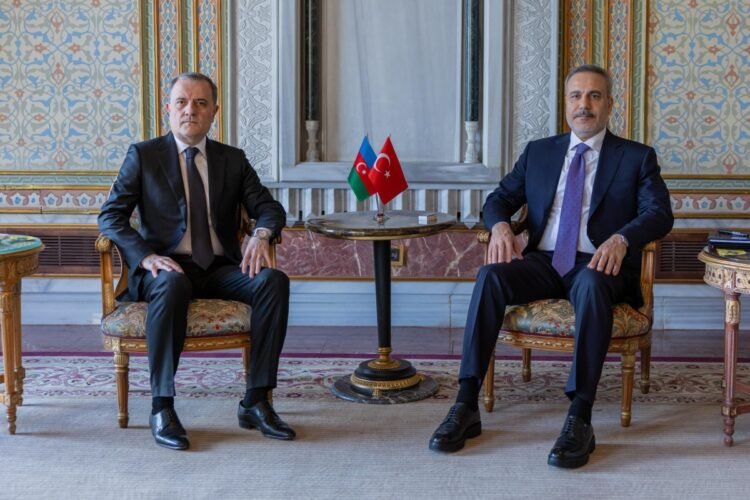 Ceyhun Bayramov Hakan Fidanla görüşdü