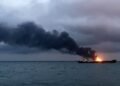 Ukrayna “Qafqaz”ı vurdu, gəmi və NEZ yandı