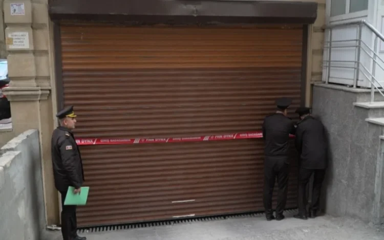 Bakıda yanğın təhlükəli mağazanın fəaliyyəti məhdudlaşdırıldı – VİDEO