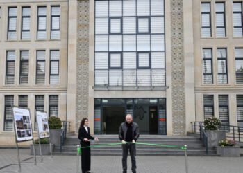 Prezident Şamaxı Avropa liseyinin yeni binasının açılışında