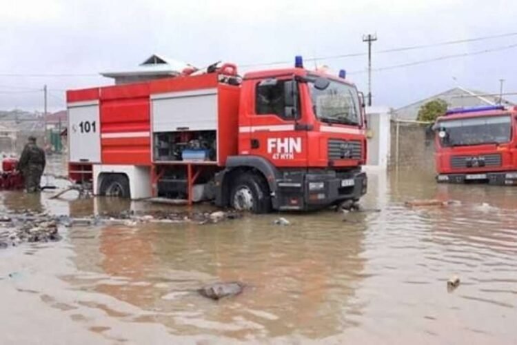 İntensiv yağışların fəsadları aradan qaldırılır – VİDEO