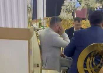 Şadlıq evinin tavanı deşildi – Qonaqlar suya qərq oldu – VİDEO