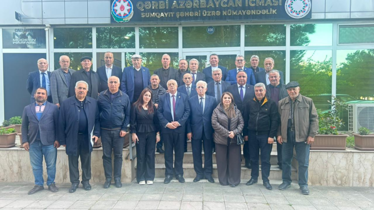 Qərbi Azərbaycan İcması Sumqayıt nümayəndəliyində İdarə Heyətinin iclası keçirilib-FOTOLAR