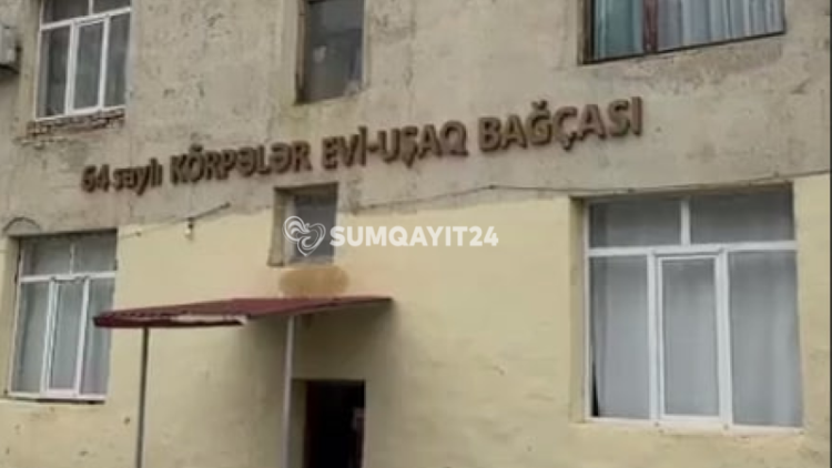 Qəzalı bina: Sumqayıtdakı uşaq bağçası ilə bağlı SOS