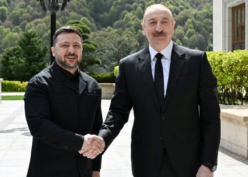 Zelenski Azərbaycandadır – Prezident Qəbələdə qarşıladı – Fotolar