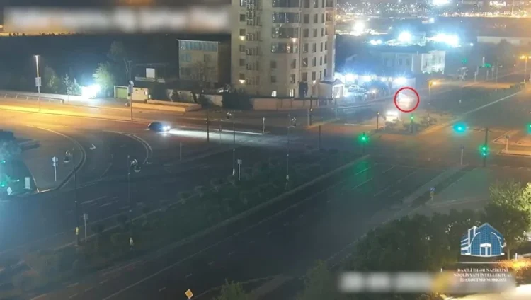 Bakıda sürücü svetoforu YARARSIZ HALA SALDI- VİDEO