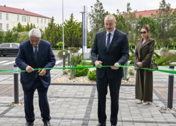 Prezident və xanımı açılışda iştirak etdi