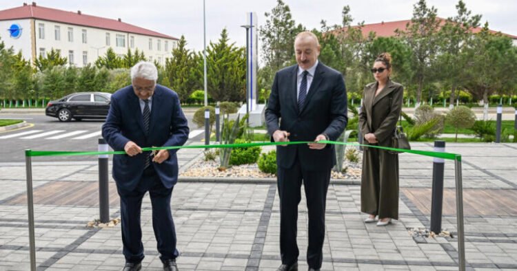 Prezident və xanımı açılışda iştirak etdi