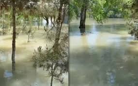 Kür daşdı, bu rayonu su basdı