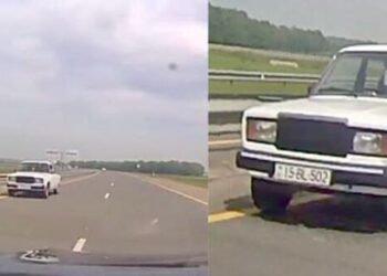 Magistralda “protiv” gedirdi – Saxlanıldı – VİDEO