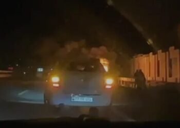 Bakıda DƏHŞƏTLİ QƏZA – “Toyota” yandı, ölən və xəsarət alanlar var – VİDEO