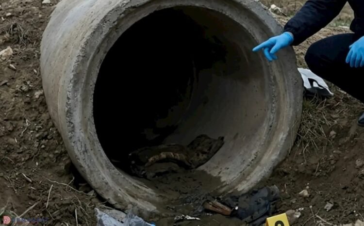 Qaraçuxurda borudan meyit qalıqları çıxdı — Gülməmməd Bayramova aid imiş
