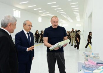 Xocalı şəhərində “Qarabağ Tekstil Evi” MMC istifadəyə verilib
