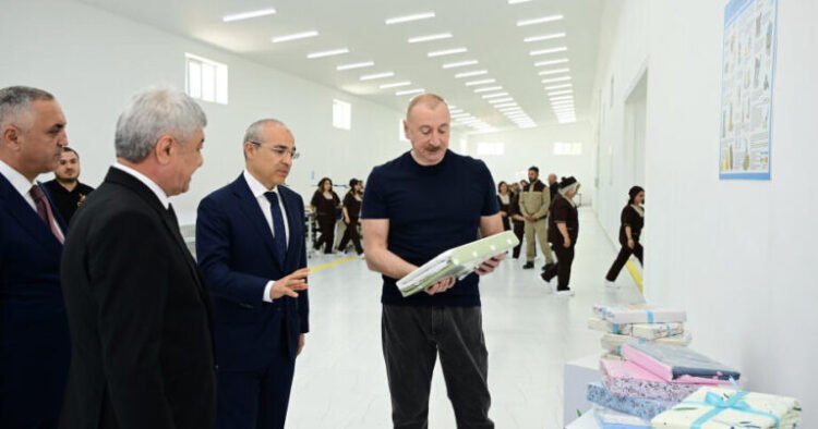 Xocalı şəhərində “Qarabağ Tekstil Evi” MMC istifadəyə verilib