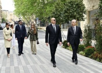 Prezident İslam Səfərli küçəsinin açılışında iştirak etdi – FOTO