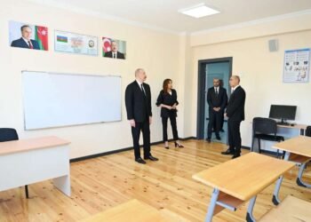 İlham Əliyev Cəbrayıl rayonunun Şükürbəyli kəndinin açılışında iştirak etdi – FOTO