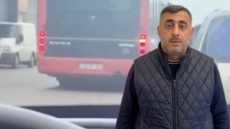 Sumqayıtda avtobusu “protiv” sürən şəxə CƏZA