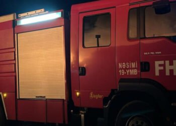 Yaşayış binasında “yanğın”: FHN hərəkətə keçdi – Video