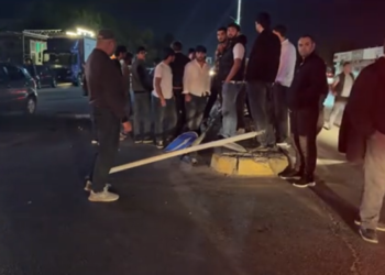 Sumqayıtda gecə maşın aşıb