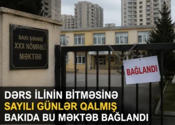 Valideynlər və şagirdlər çaşqınlıqda – Bakıda məktəb qəfil bağlandı – RƏSMİ
