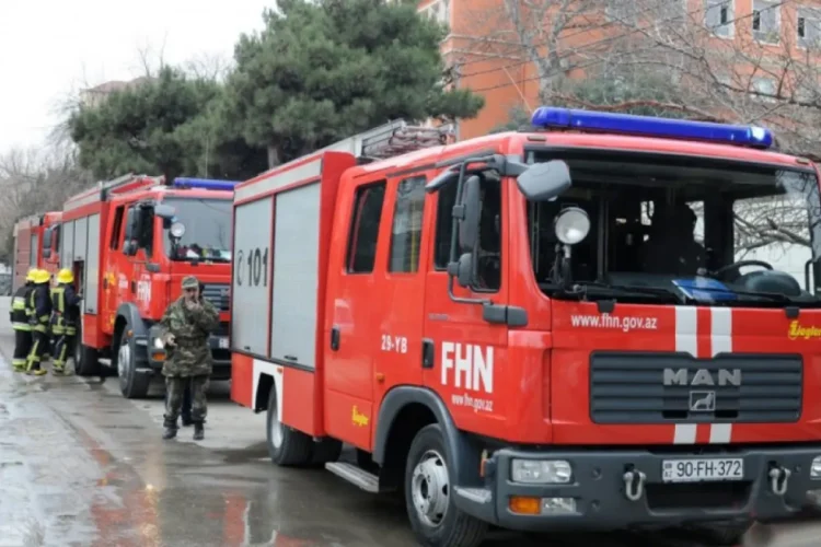 Maştağada güclü yanğın başladı