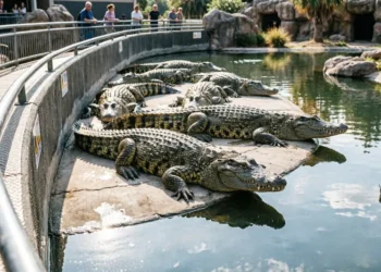 Zooparkda dəhşət: 3 yaşlı uşağı timsahların ağzına atdı