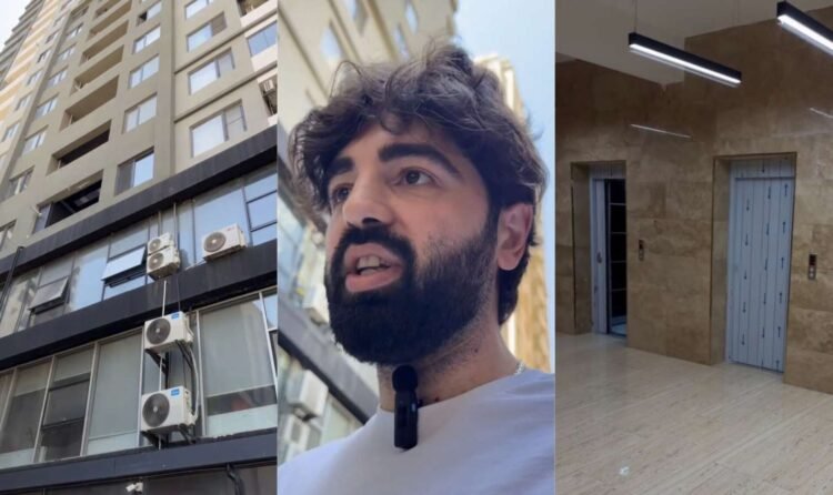 Bakıda 25 mərtəbəli binada lift “özəlləşdirildi”: 2-3 nəfər evinə çıxa bilir – VİDEO
