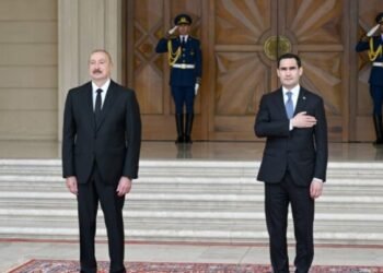 Berdiməhəmmədovun rəsmi qarşılanma mərasimi oldu