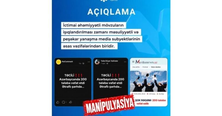 MEDİA: “Bəzi saytlarda şişirdilmiş başlıqlar süni ajiotaj yaradıb”