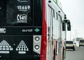 Bakıda iki marşrut üzrə avtobuslar yenilənib